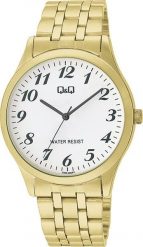 Zegarek QQ Zegarek męski QQ C00A-002P złoty. Żółte zegarki męskie Q&Q, bez wzorów, złote. Za 169.00 zł.