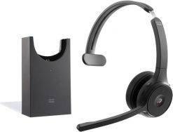 Cisco HS-WL-721-BUNAS-C słuchawki/zestaw słuchawkowy Bezprzewodowy Opaska na głowę Biuro/centrum telefoniczne Bluetooth Podstawka do ładowania Czarny. Czarne słuchawki bezprzewodowe Cisco. Za 3,437.28 zł.