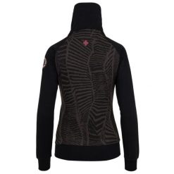 Damska bluza dresowa Kilpi Zovia. Czarne bluzy damskie Kilpi, bez wzorów, z bawełny, bez ramiączek, bez kaptura. Za 170.50 zł.