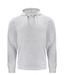 Clique Basic Hoody bluza z kapturem unisex, stabilizowany materiał – ash. Szare bluzy damskie CLIQUE, xl, bez wzorów, z bawełny, bez ramiączek, z kapturem. Za 172.64 zł.