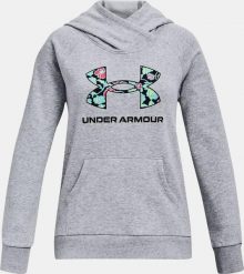 Under Armour Bluza UA Girl's Rival Logo Hoodie 1366399 035 1366399 035 szary XL. Szare bluzy damskie Under Armour, s, bez wzorów, bez ramiączek, bez kaptura. Za 77.64 zł.
