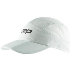 Sportowa czapka z daszkiem do biegania unisex lekka regulowana CORE Run CEP. Żółte czapki damskie CEP, bez wzorów, sportowe. Za 84.00 zł.