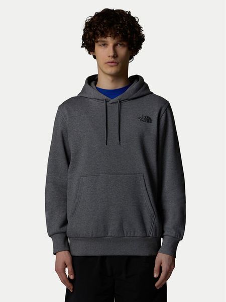 The North Face Bluza Simple Dome NF0A89FC Szary Regular Fit. Szare bluzy męskie The North Face, m, bez wzorów, z bawełny, bez ramiączek, bez kaptura. Za 239.99 zł.