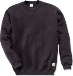 Carhartt Bluza Carhartt Midweight Crewneck Black. Czarne bluzy męskie Carhartt, m, bez wzorów, bez ramiączek, bez kaptura. Za 212.89 zł.