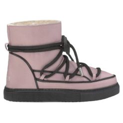 Buty Inuiki Full Leather Pastelle 70202-088 różowe. Czerwone śniegowce damskie ze skóry, bez zapięcia. Za 2,082.31 zł.