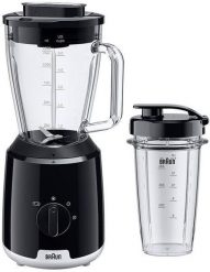 Blender kielichowy Braun JB1051 1,25 l Blender stolowy 600 W Czarny. Czarne blendery BRAUN. Za 262.37 zł.