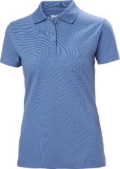 Women's HELLY HANSEN Manchester Polo T-shirt, light blue, M XL. Niebieskie t-shirty damskie Helly Hansen, m, bez wzorów, bez kołnierzyka, bez ramiączek. Za 116.03 zł.