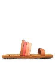 Billabong Klapki Sunny Isles C9FF17BIP2 Pomarańczowy. Brązowe klapki damskie Billabong, bez wzorów, ze skóry, bez obcasa, bez zapięcia. Za 129.99 zł.