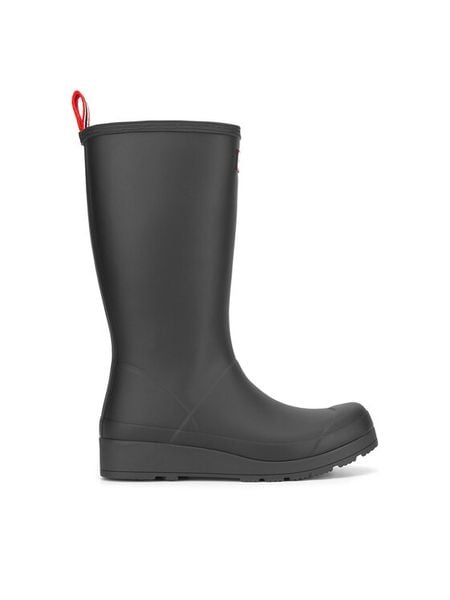 Hunter Kalosze WFT2007RMA Czarny. Czarne kalosze damskie Hunter, bez wzorów, z kauczuku, bez zapięcia. Za 399.99 zł.