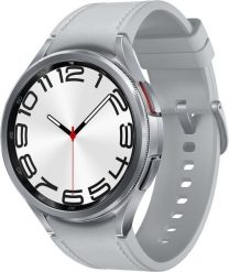 Smartwatch Samsung Galaxy Watch 6 Classic Stainless Steel 47mm LTE Szary (SM-R965FZSAEUA). Szare zegarki smartwatch SAMSUNG, bez wzorów. Za 1,019.01 zł.