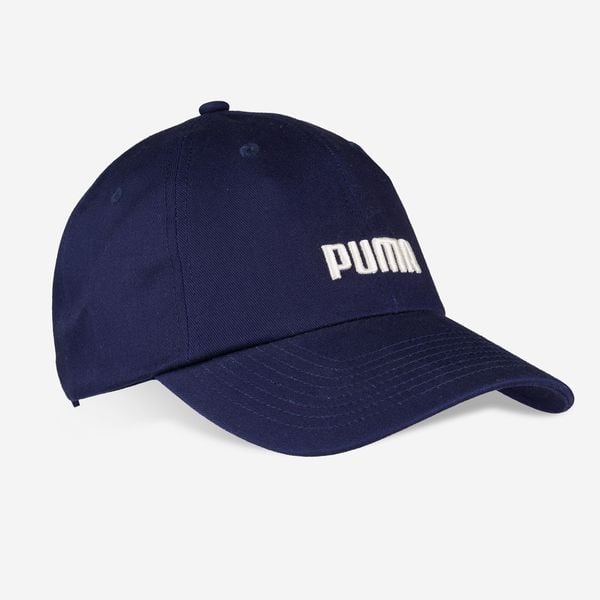 Czapka z daszkiem Puma. Niebieskie czapki damskie Puma, bez wzorów, z bawełny, eleganckie. Za 49.99 zł.