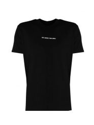 John Richmond T-shirt | HMP25016TS | Mężczyzna | Czarny. Czarne t-shirty męskie John Richmond, m, bez wzorów, z bawełny, bez kołnierzyka, bez ramiączek. Za 179.00 zł.