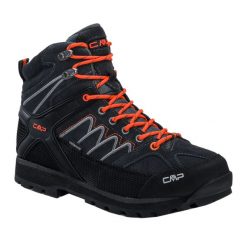 Buty trekkingowe męskie CMP Moon Mid WP. Niebieskie buty zimowe męskie CMP, bez wzorów, z gumy, bez obcasa, bez zapięcia. Za 814.00 zł.