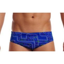 Kąpielówki męskie Funky Trunks Much Munchies - slipy. Niebieskie kąpielówki męskie Funky Trunks, m, bez wzorów. Za 139.00 zł.