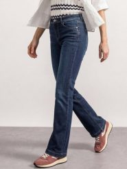 Street One Damsie dżinsy typu bootcut Kobiety Bawełna niebieski, 34-30. Niebieskie jeansy damskie Street One, bez wzorów, z bawełny, biznesowe. Za 299.95 zł.