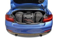 Torby Do Bagażnika Bmw 2 Coupe 2013-2021 4Szt Kjust. Czarne torby podróżne damskie KJUST, bez wzorów, z kauczuku. Za 1,221.00 zł.