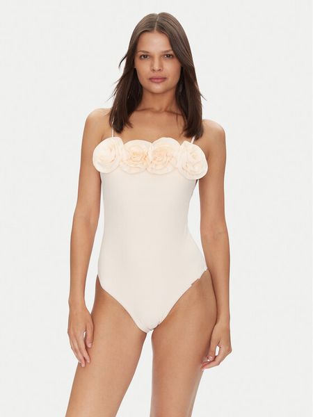 Ysabel Mora Strój kąpielowy 82820 Écru. Stroje kąpielowe damskie ysabel mora, m, bez wzorów, z syntetyku. Za 349.99 zł.