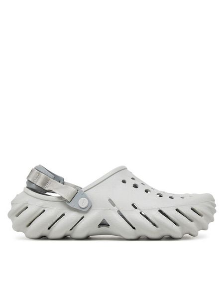Crocs Klapki Echo Clog 207937 Szary. Szare klapki męskie Crocs, bez wzorów, z tworzywa sztucznego, bez zapięcia. Za 288.15 zł.