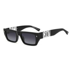 Okulary przeciwsłoneczne męskie DSQUARED2 ICON 0011/S 807, rozmiar 54 mm. Czarne okulary przeciwsłoneczne damskie DSQUARED. Za 1,022.50 zł.