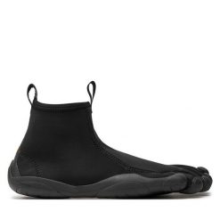 Buty do sportów wodnych Vibram Fivefingers. Czarne buty sportowe męskie Vibram Fivefingers, bez wzorów, bez zapięcia, żeglarskie, vibram fivefingers. Za 379.99 zł.