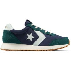 Buty sportowe Converse Omega Trainer. Niebieskie buty sportowe męskie Converse, bez wzorów, z zamszu, bez zapięcia, na fitness i siłownię. Za 590.00 zł.