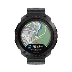 Zegarek sportowy Polar Grit X2 Pro z GPS o podwójnej częstotliwości. Czarne, cyfrowe zegarki męskie Polar, bez wzorów, z polaru, szklane. Za 3,713.00 zł.
