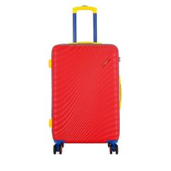 Walizka średnia Semi Line. Czerwone walizki damskie Semi-line, bez wzorów, średnie. Za 219.99 zł.