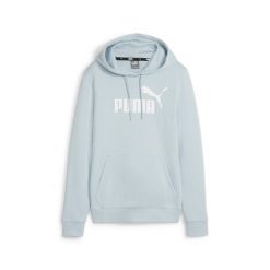 Bluza sportowa Damska Puma ESS LOGO TR. Niebieskie bluzy damskie Puma, s, bez wzorów, sportowe, bez ramiączek, bez kaptura. W wyprzedaży za 202.70 zł.