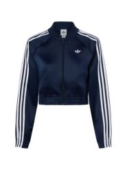 Adidas Originals bluza z kapturem Kobiety Sztuczne włókno niebieski, S. Niebieskie bluzy damskie adidas Originals, s, bez wzorów, z włókna, sportowe, bez ramiączek, z kapturem. Za 369.95 zł.