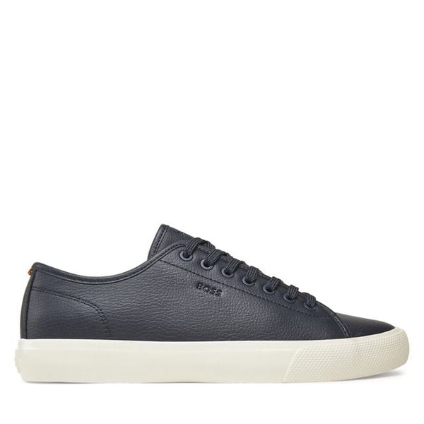 Tenisówki BOSS. Niebieskie trampki męskie Boss, bez wzorów, bez zapięcia. Za 519.99 zł.