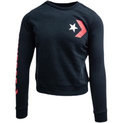 Bluza Converse cu imprimeu logo, Kobiety. Czarne bluzy damskie Converse, xs, bez wzorów, z bawełny, bez ramiączek, bez kaptura. Za 290.00 zł.