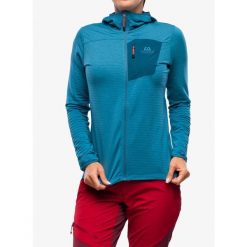 Bluza wspinaczkowa damska Mountain Equipment Lumiko Hooded Jacket. Niebieskie bluzy damskie MOUNTAIN EQUIPMENT, xs, bez wzorów, bez ramiączek, bez kaptura. Za 345.99 zł.