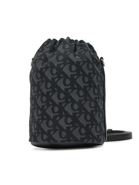 Calvin Klein Torebka LV04F3208G Czarny. Czarne torebki do ręki damskie Calvin Klein, bez wzorów, z materiału, bez dodatków. Za 479.99 zł.