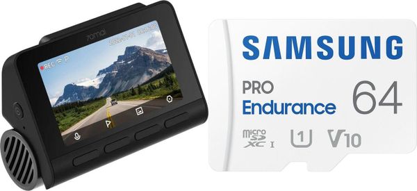 Wideorejestrator 70mai Wideorejestrator 70mai 4K A810 czarny + Karta Samsung PRO Endurance 2022 MicroSDXC 64 GB Class. Wideorejestratory 70mai. Za 899.00 zł.