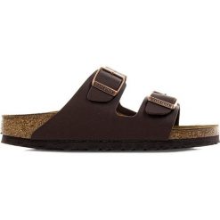 Birkenstock Arizona BS Klapki damskie. Brązowe klapki damskie Birkenstock, bez wzorów, młodzieżowe, bez obcasa, bez zapięcia. Za 299.99 zł.