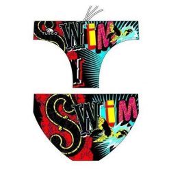 Kąpielówki pływackie męskie turbo hombre. Czarne kąpielówki męskie TURBO, m, bez wzorów, z lycry. Za 126.69 zł.