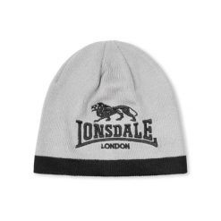 Czapka Lonsdale Levedale. Czarne czapki damskie Lonsdale, na zimę, bez wzorów, sportowe. Za 127.50 zł.