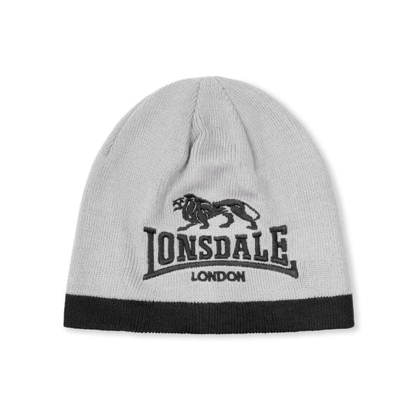 Czapka Lonsdale Levedale. Czarne czapki damskie Lonsdale, na zimę, bez wzorów, sportowe. Za 127.50 zł.