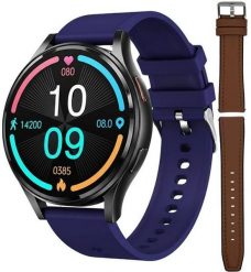 Smartwatch Hagen Zegarek męski Hagen HB26.14.5317.333-SET niebieski. Niebieskie zegarki męskie Hagen, bez wzorów. Za 314.00 zł.