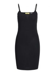 JJXX Sukienka codzienna Gigi 12267294 Czarny Slim Fit. Czarne sukienki damskie JJXX, na co dzień, xs, bez wzorów, z bawełny, bez kołnierzyka, bez ramiączek, proste. Za 49.99 zł.