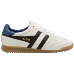 Padded rzepowe trampki Gola Stadium. Białe trampki męskie Gola, bez wzorów, sportowe, bez zapięcia. Za 511.00 zł.