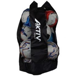 Torba na piłki Aktivsport na 12-15 piłek. Czarne torby sportowe męskie AKTIVSPORT, bez wzorów, z materiału. Za 104.36 zł.
