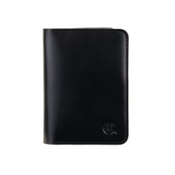 Portfel męski Canaletto Slim – skóra z połyskiem PM66-01s147. Czarne portfele męskie bez wzorów, ze skóry. Za 66.50 zł.