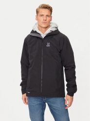 Haglöfs Kurtka przeciwdeszczowa Korp Proof 607958 Czarny Standard Fit. Czarne kurtki sportowe męskie Haglöfs, l, bez wzorów, z syntetyku, bez kaptura, outdoorowe. Za 559.99 zł.