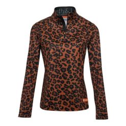 Bluza narciarska Damska Gareth & Lucas The One Hundred and Twenty-One. Brązowe bluzy damskie GARETH & LUCAS, na zimę, bez wzorów, z elastanu, sportowe, bez ramiączek, bez kaptura. Za 229.99 zł.