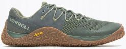 Merrell Trail Glove 7 J067655 Zielone 41. Zielone buty sportowe męskie Merrell, bez wzorów, bez zapięcia. Za 498.25 zł.