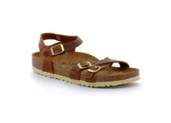 Klapki Birkenstock Kumba Brązowe Damskie. Brązowe klapki damskie Birkenstock, na lato, bez wzorów, z materiału, bez obcasa, bez zapięcia. Za 875.00 zł.