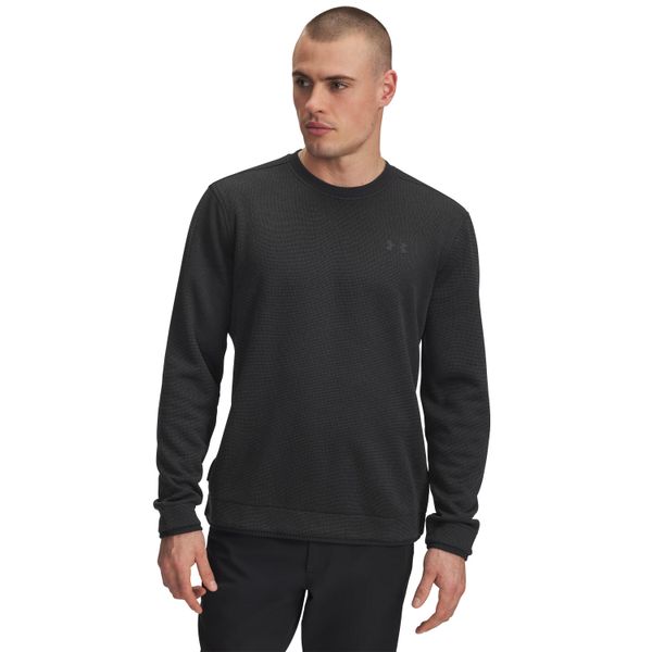 Polarowy sweter Under Armour. Czarne swetry męskie Under Armour, m, bez wzorów, z polaru, sportowe, bez kołnierzyka, bez ramiączek. Za 330.50 zł.