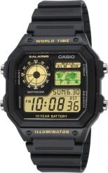 Zegarek Casio ZEGAREK MĘSKI CASIO Sports AE-1200WH-1B + BOX NoSize. Zegarki męskie Casio, bez wzorów. Za 144.00 zł.