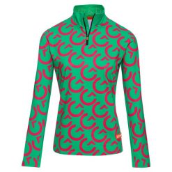 Bluza narciarska Damska Gareth & Lucas Eighty-Five. Czerwone bluzy damskie GARETH & LUCAS, na zimę, xl, bez wzorów, z elastanu, sportowe, bez ramiączek, bez kaptura. Za 229.99 zł.